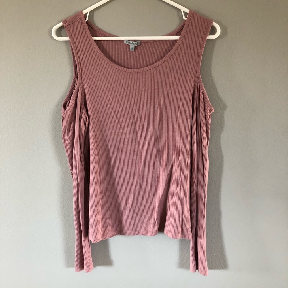 Charlotte Russe Cold Shoulder Top
